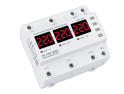 Реле напряжения трехфазное 63 А, 230 В - RostokElectro - 46-312