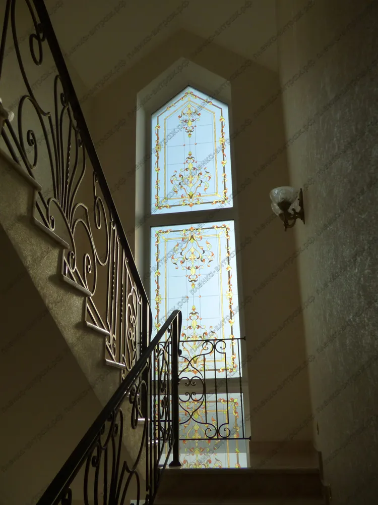 Витражная пленка на окна - Альтернатива шторам - фото 7