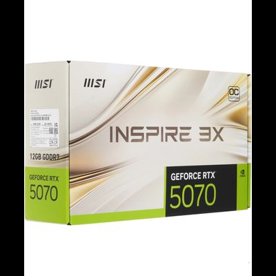 Видеокарта MSI GeForce RTX 5070 Inspire 3X OC 12GB