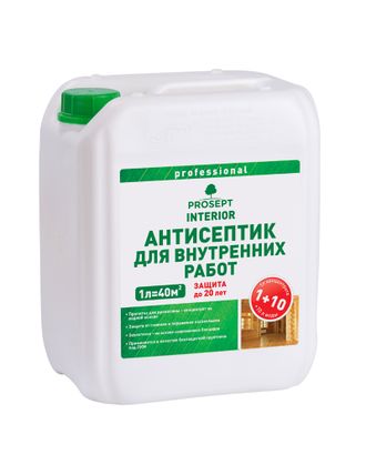 PROSEPT INTERIOR -  антисептик для внутренних работ 1:10, 5л арт.003-5
