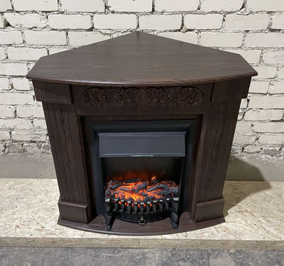 Угловой электрический камин Венеция AO Fobos