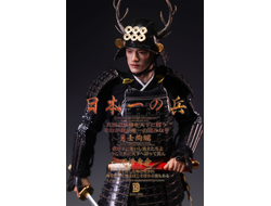 ПРЕДЗАКАЗ - Самурай Санада Юкимура (в черном) - Коллекционная фигурка 1/12  The Greatest Warrior of Japan Black Standard (D12006) - D12TOYS ?ЦЕНА: 12900 РУБ.?