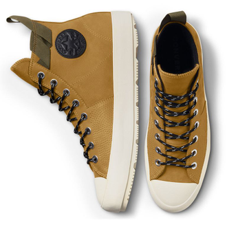 Зимние кеды Converse Chuck 70 Waterproof Nubuck коричневые