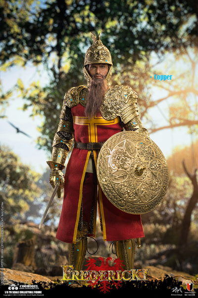 Император Фридрих I Барбаросса (эксклюзивная медная версия) - КОЛЛЕКЦИОННАЯ ФИГУРКА 1/6 SERIES OF EMPIRES - FRIEDRICH I (EXCLUSIVE COPPER VERSION) (SE108) - COOMODEL