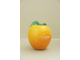 Яблоко с листом (желтое)