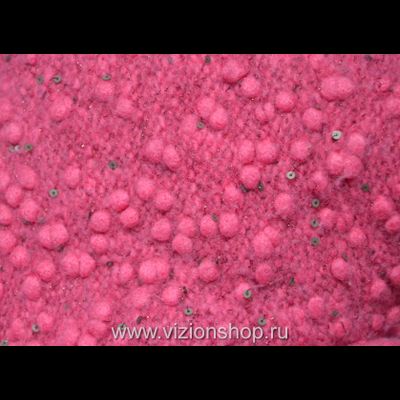 Женская шапка ушанка с помпонами и шарф Италия Vizio 5156 коралловая