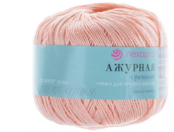 Пряжа Ажурная Состав: 100% мерсеризованный хлопок. Вес моточка: 50 г, Длина нити: 280 метров. цвет   розовая