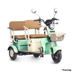Электротрицикл Rutrike Gelbert Atlas 48V/60V 600Вт зеленый