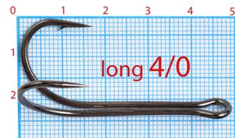 Двойник &quot;Instinkt Double Hook&quot;, №4/0 Long