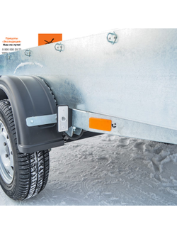 Прицеп «Экспедиция Стандарт 111010» 2000х1250 (комплектация базовая ,без тента и подкатного колеса)