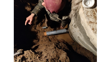 Герметизация входа труб