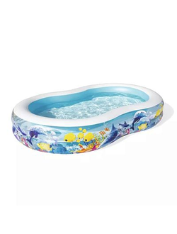 Bestway 54118 BW Детский надувной бассейн 262х157х46см "Подводный мир" 544л, от 3 лет
