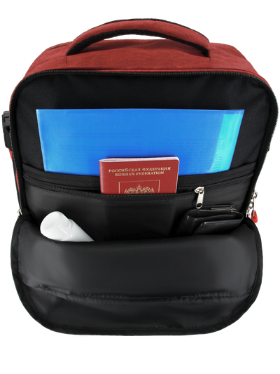 Рюкзак Сумка Чемодан ручная кладь 40x30x20 Optimum Wizz Air RL, красный