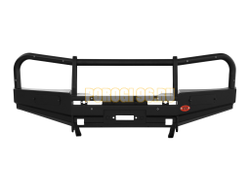 Передний силовой бампер серии Трофи на Chevrolet NIVA 2009-2020 (02.007.01)