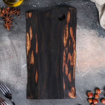 Эксклюзивная  доска для блюд BLACK OAK