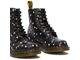 Ботинки Dr. Martens 1460 Black Smooth с сердцами черные