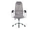 Кресло офисное МЕТТА "BK-8CH", ткань-сетка, хром, светло-серое
