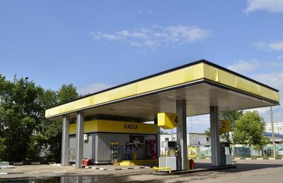 Реклама на АЗС в районе Южное Чертаново