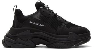 Balenciaga Triple S полностью черные