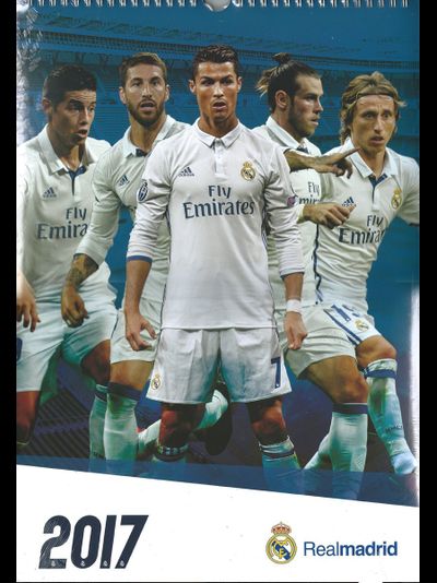 Real Madrid Official Календарь 2017 ИНОСТРАННЫЕ ПЕРЕКИДНЫЕ КАЛЕНДАРИ 2017, Real Madrid Official CALE