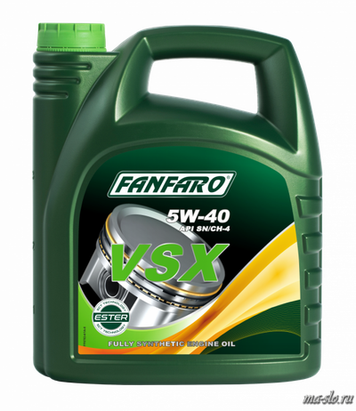 МОТОРНОЕ МАСЛО FANFARO VSX 5W-40 5л