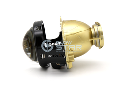 Биксеноновая линза Aozoom Hella 3R Premium Black Edition Gold (Domax Pro2 MT88)