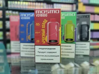 Электронная сигарета Mosmo 18000 тяг. заряжается, ассорти.
