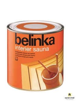 Belinka Interier Sauna - Бесцветная лазурь для сауны