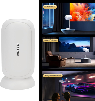 Портативный 4K проектор (250 ANSI, Android 11.0, Wi‑Fi, HDMI)