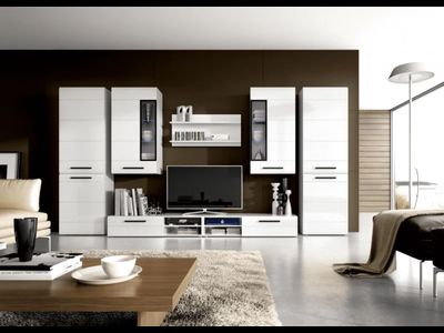 Кельн Шкаф-витрина 1960, 595х335х1960 белый глянец