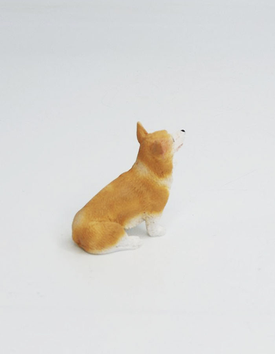 Мини-фигурка корги из полистоуна