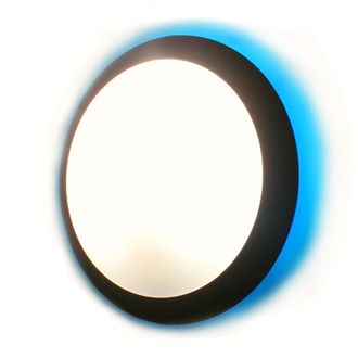 Светильник Fumagalli LUCIA 1R3.000.000.AYE27BU1, чёрный/синий, опал