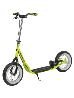 Самокат novatrack Stamp N4 12'' 2020 лимонный