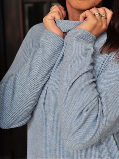 Платье 460-12230 голубой