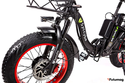 Электровелосипед Syccyba H2 (F11) DUAL 20AH красный
