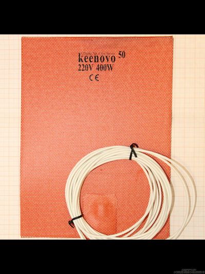Гибкая нагревающая пластина 400 Вт 220 В (152х203) (терм.50) Keenovo