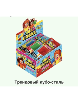 Карамель на неоновой палочке "Канди Блокс" ассорти 10гр*30шт*12бл.ТМ