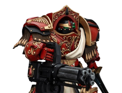 Алый паладин Кровавых Ангелов (Warhammer Horus Heresy) - КОЛЛЕКЦИОННАЯ ФИГУРКА 1/18 Blood Angels Crimson Paladin with Iliastus Assault Cannon (JT00294) - JOYTOY