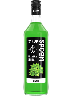 Сироп Spoom Базилик, 1 л (для кофе, коктейлей и десертов)