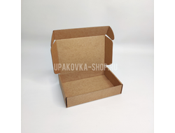Коробка с откидной крышкой 180*125*40 мм БУРЫЙ