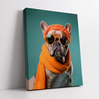 Печатная картина на деревянном подрамнике, Серия Собаки Арт. 1-224
