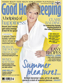 Good HouseKeeping UK Magazine August 2020 Clare Balding Cover, иностранные журналы, Intpressshop