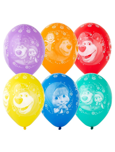 Воздушные шары "Маша и Медведь"