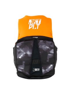 Спасательный жилет для гидроцикла неопрен мужской Jetpilot 3SXTY HYPERFLEX S-GRIP ECO CHAR/ORG L50 - M