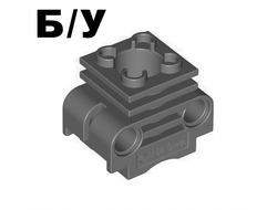! Б/У - Technic Engine Cylinder with Side Slots, Dark Bluish Gray (2850a / 32061199 / 4238823 / 4260031) - Б/У