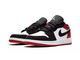 Nike Air Jordan 1 Retro Black Toe Low Black White Red