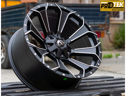 Комплект дисков R20 9,0J ET+0 6*139,7 FBX 146-20 Черный с фрезеровкой (R691)