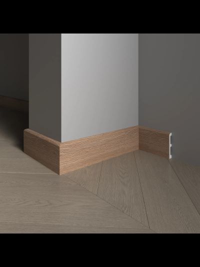 Напольный плинтус Decor-Dizayn 706-90SH, влагостойкий, ударопрочный, 2,4 метра