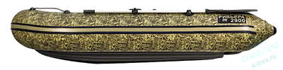 Лодка ПВХ Мастер Лодок Ривьера Компакт 2900НДНД Камуфляж Камыш