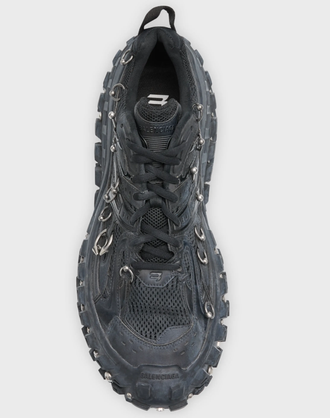 Balenciaga Defender Screw Sneaker With Piercings Black